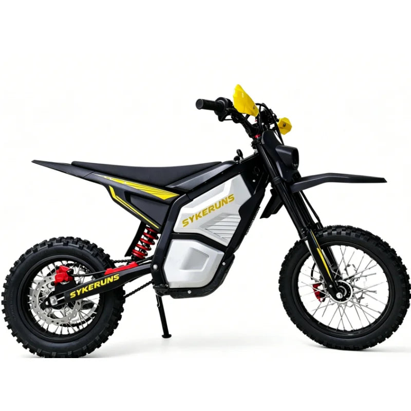 SYKERUNS X5 3000W Electric Dirt Bike 48V 24Ah Off Road Motorcycle Hydraulic Disc Brake for Adults Teens