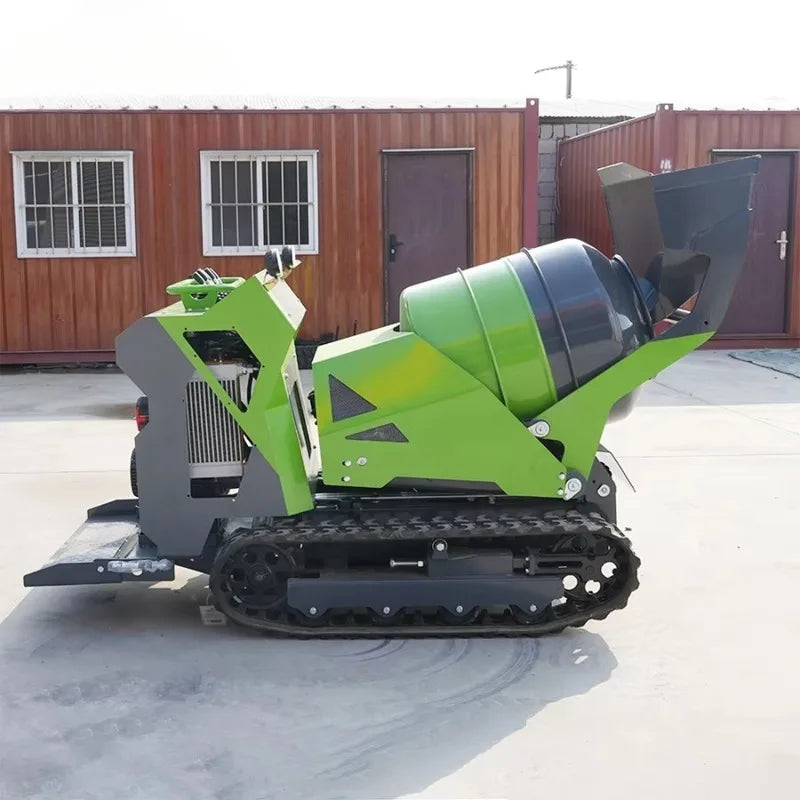Crawler Mini Skid Steer Concrete Mixer Dump Truck Mini Dump Truck Dumper Mixer Concrete for Sale