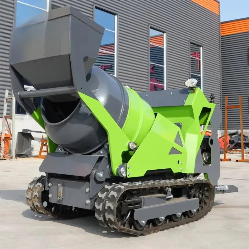 Crawler Mini Skid Steer Concrete Mixer Dump Truck Mini Dump Truck Dumper Mixer Concrete for Sale
