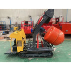 New Product Small Mini Concrete Mixer Self-loadng diesel Concrete Mixer  Automatic Track Mobile Cement Mixer Machine