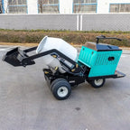 New Diesel Mini Portable Crawler Cement Mixer Machine with Tracks Gear 750L Small Dumper Truck Self-loading Concrete Mixer
