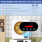 Portable Clothes Dryer 120V 850W Laundry Dryer for Apartment, White