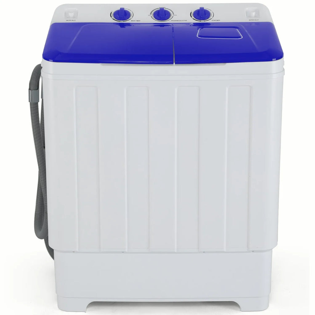 Portable Washing Machine 30lbs Twin Tub Laundry Machine Washer Spinner Combo