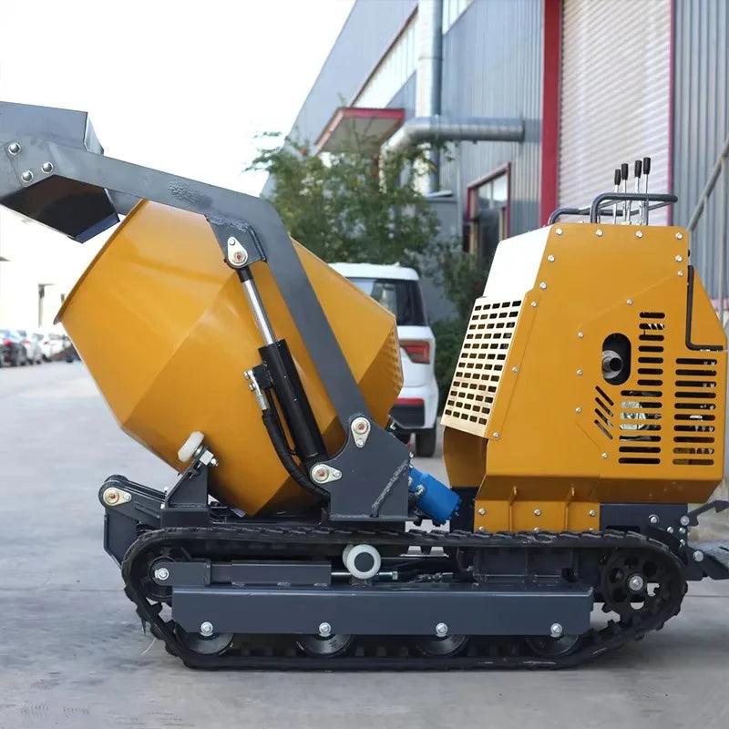 High Quality Trackd Self Loading Portable Mini Dumper Movable Diesel Concrete Mixer Machine for Construction