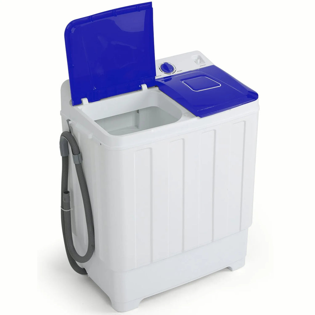 Portable Washing Machine 30lbs Twin Tub Laundry Machine Washer Spinner Combo