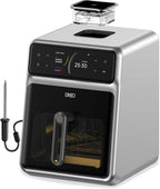 Smart Air Fryer Cooker with Probe and Water Atomizer, 6 QT, 3 Pro Cooking Modes, Cook Like an Expert with One Button Press