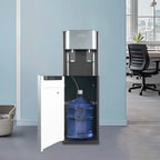 Bottom Loading Water Dispenser with Hot and Cold Water, Floor Standing Water Cooler with 450W Heating 65W Cooling for Home Office