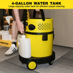 6 Gallon 5.5HP Wet Dry Car Vacuum Cleaner Upholstery Shampoo 5-IN-1