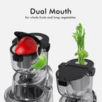 Easy-Use Cold PrJuicer, 8m Wide-Mouth Veal Slow Masticating Juicer, Whole ruit & Veg Juice Extractor, Easy Clen, BPA ree, Quiet