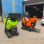 Compact Hydraulic Engineering Concrete Mixing Tanker Crawler Auto-Feeding Mixer Dumper China Factory Price