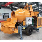 Diesel Engine Concrete Mixer with Pump Machine Self Loading Mobile Cement Mixing Equipment
