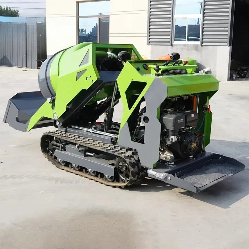 Crawler Mini Skid Steer Concrete Mixer Dump Truck Mini Dump Truck Dumper Mixer Concrete for Sale