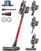 VAKERR M9/Y9 80KPA Cordless Vacuum Cleaner 650W Strong Suction Stick Vacuum 80Mins Runtime for Hard Floor Pet Hair and Carpet