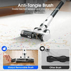 50KPA Cordless Vacuum, 70Mins Runtime, Self-Standing, Touchscreen, 6lbs, for Pet Hair & Carpet