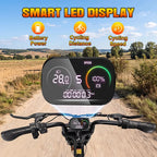 1200W All-terrain Electric Motorcycle, 48V18Ah Adult Electric Dirt Bike, 28MPH, 5-speed Variable Speed, Load Capacity of 500LBS