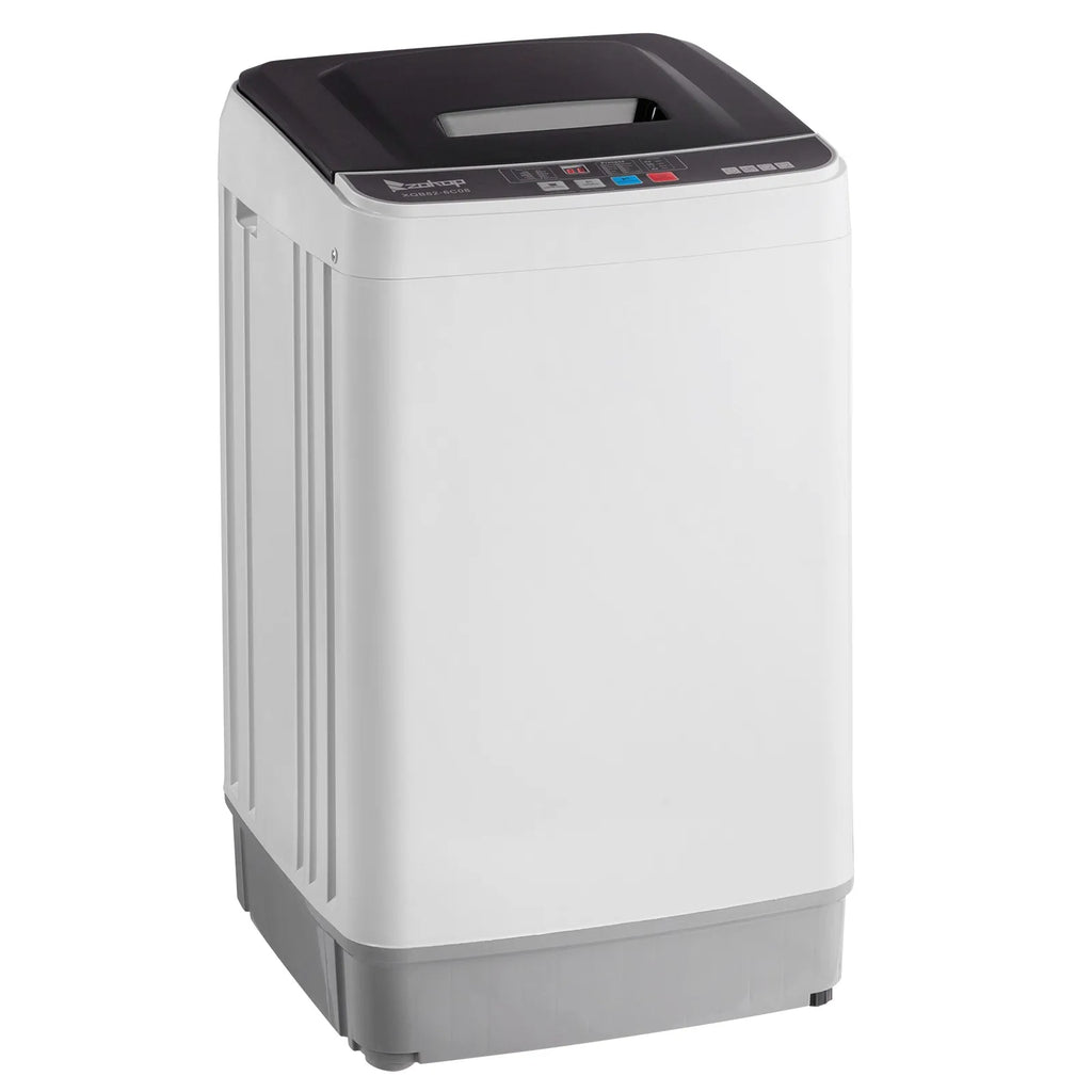 Full-Automatic Washing Machine Portable Compact Laundry Washer Spin w/Drain Pump