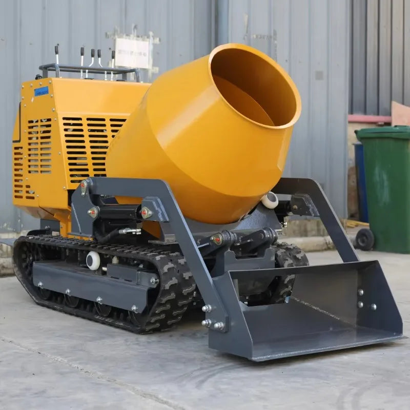 High Quality Trackd Self Loading Portable Mini Dumper Movable Diesel Concrete Mixer Machine for Construction