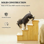 Pet staircase for dogs and cats, step ladder with scratching post