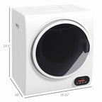 Portable Clothes Dryer 120V 850W Laundry Dryer for Apartment, White