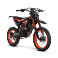 QRONGE X1 Spark L Electric Dirt Bike, 4500W Peak Electric Bicycle, 60V 28.8Ah Up to 50MPH & 60 Miles Electric Motorcycle, 17"/14" Off-Road Tire E-Dirt Bike for Adults Teens + 1 Year Warranty