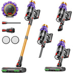 VAKERR M9/Y9 80KPA Cordless Vacuum Cleaner 650W Strong Suction Stick Vacuum 80Mins Runtime for Hard Floor Pet Hair and Carpet