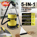 6 Gallon 5.5HP Wet Dry Car Vacuum Cleaner Upholstery Shampoo 5-IN-1