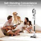 50KPA Cordless Vacuum, 70Mins Runtime, Self-Standing, Touchscreen, 6lbs, for Pet Hair & Carpet