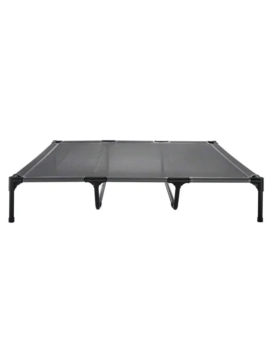 Elevated Dog Bed For Large Dogs, Portable Raised Dog Cot With Steel Metal Frame And Breathable Teslin Mesh, Indoor & Outdoor