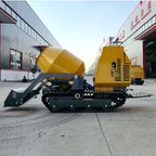 New Product Small Mini Concrete Mixer Self-loadng diesel Concrete Mixer  Automatic Track Mobile Cement Mixer Machine
