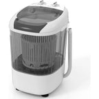 Portable Mini Washing hine, 5.5 lbs acity Small Compact Laundry Washer with Spin Tub & Drain Hose, Semi-automatic Washer hine or