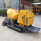 High Quality Trackd Self Loading Portable Mini Dumper Movable Diesel Concrete Mixer Machine for Construction