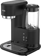 3-in-1 Hot & Iced Coffee/Tea Maker with Built-In Blender, Includes Reusable Filter, Scoop, Recipe Book, 2 Tumblers, Lids, Straws