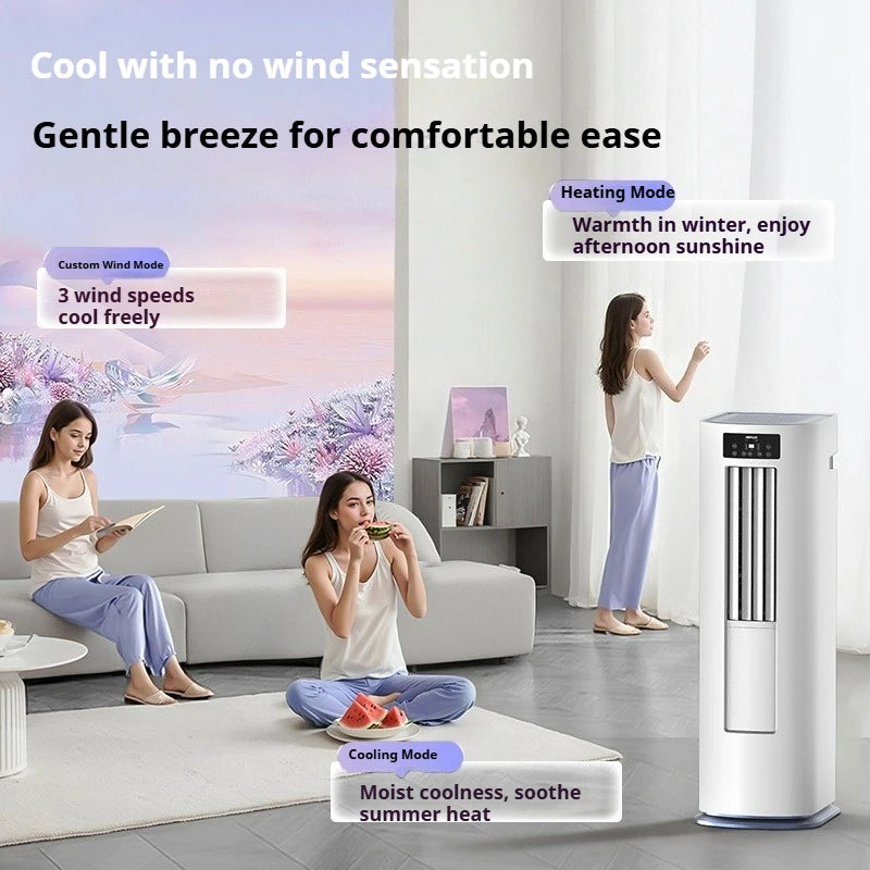 AIRPLUS 7500 BTU Portable Air Conditioner Cools 500 Sq. Ft. with Dehumidifier with Large Air Outlet Quiet for Bedroom