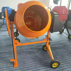 Electric Concrete Mixer Machine 140L For DIY Home Renovation And Small Construction Site Use With Reinforced Steel Frame